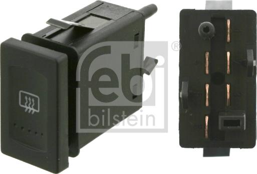 Febi Bilstein 24741 - Switch, rear window heating car-mod.net