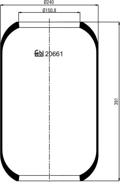 Febi Bilstein 20661 - Bellow, air suspension car-mod.net
