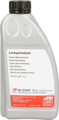 Febi Bilstein 21647 - Hydraulic Oil car-mod.net