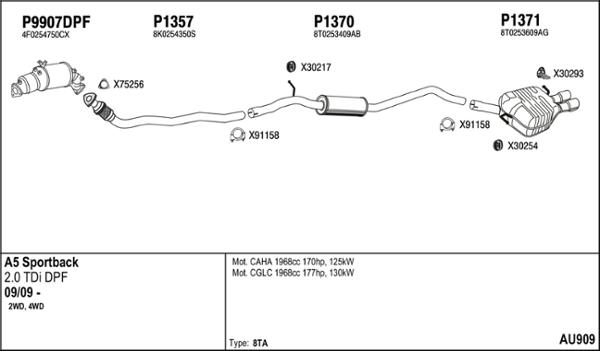 Fenno AU909 - Exhaust System car-mod.net