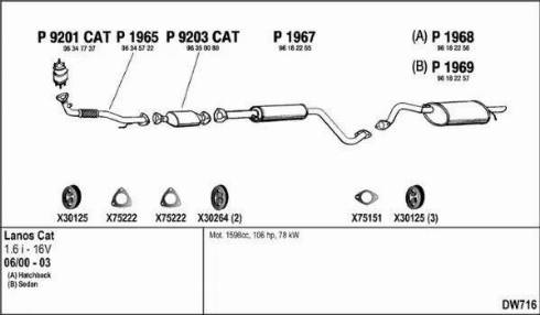 Fenno DW716 - Exhaust System car-mod.net