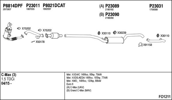 Fenno FO1211 - Exhaust System car-mod.net