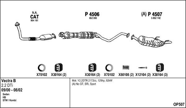 Fenno OP507 - Exhaust System car-mod.net