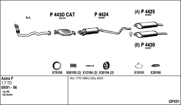 Fenno OP051 - Exhaust System car-mod.net