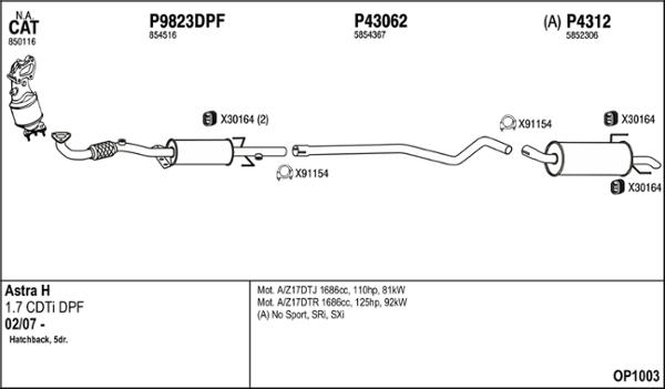 Fenno OP1003 - Exhaust System car-mod.net