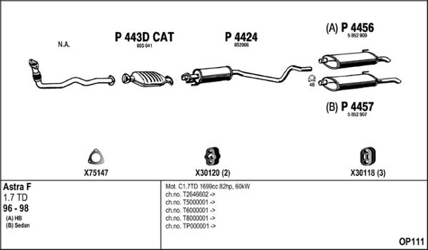 Fenno OP111 - Exhaust System car-mod.net