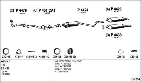 Fenno OP214 - Exhaust System car-mod.net
