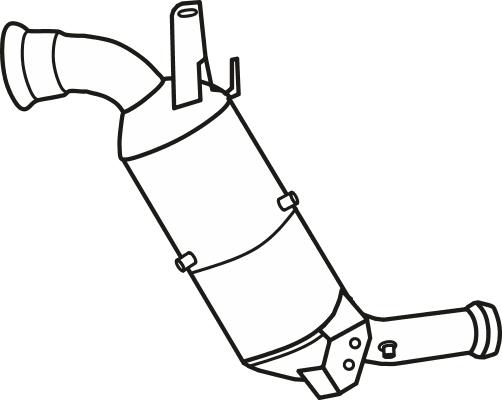Fenno P9854DPF - Soot / Particulate Filter, exhaust system car-mod.net