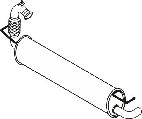 Fenno P49053 - End Silencer car-mod.net