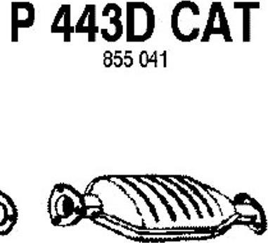 Fenno P443DCAT - Catalytic Converter car-mod.net