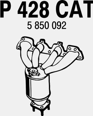 Fenno P428CAT - Catalytic Converter car-mod.net
