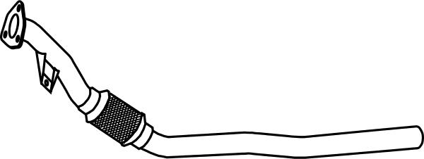 Fenno P1321 - Exhaust Pipe car-mod.net