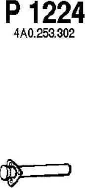 Fenno P1224 - Exhaust Pipe car-mod.net