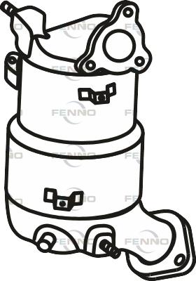 Fenno P8954DPF - Soot / Particulate Filter, exhaust system car-mod.net