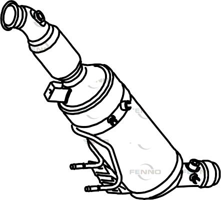 Fenno P8963DPF - Soot / Particulate Filter, exhaust system car-mod.net