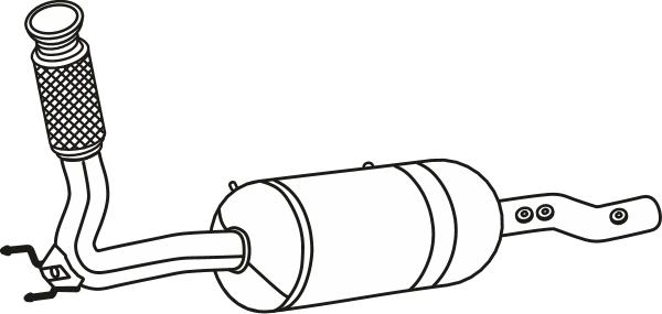 Fenno P8880DPF - Soot / Particulate Filter, exhaust system car-mod.net