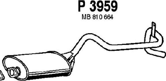 Fenno P3959 - End Silencer car-mod.net
