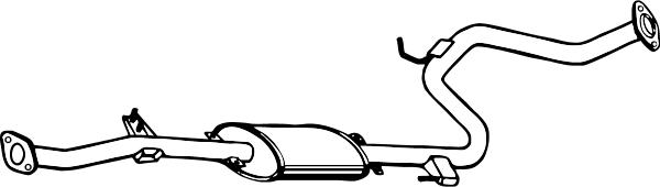 Fenno P3522 - Middle Silencer car-mod.net