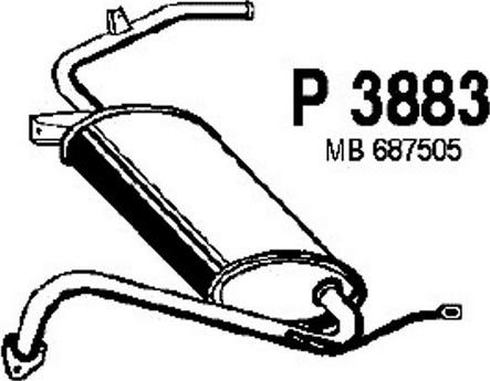Fenno P3883 - End Silencer car-mod.net