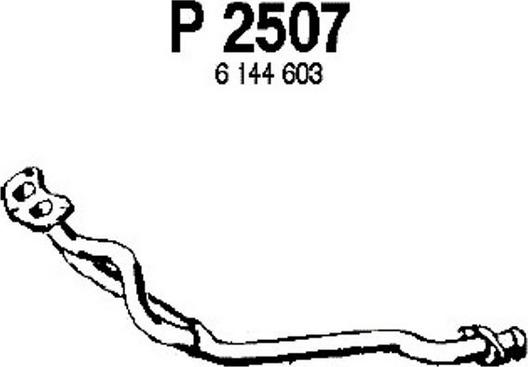 Fenno P2507 - Exhaust Pipe car-mod.net
