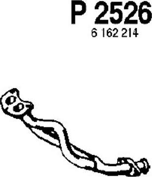 Fenno P2526 - Exhaust Pipe car-mod.net