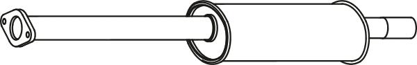 Fenno P23012 - Middle Silencer car-mod.net