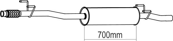 Fenno P7140 - Middle Silencer car-mod.net