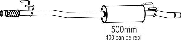 Fenno P7138 - Middle Silencer car-mod.net