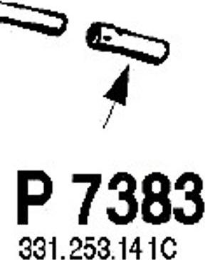 Fenno P7383 - Exhaust Pipe car-mod.net