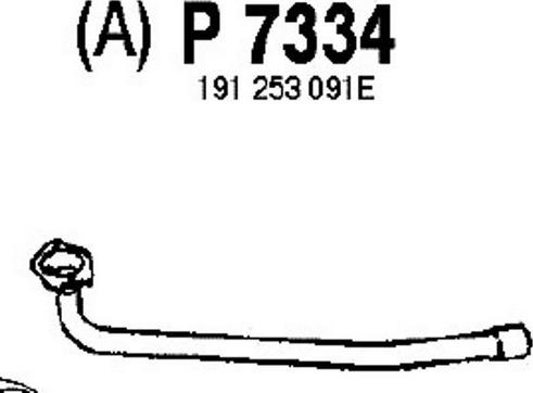 Fenno P7334 - Exhaust Pipe car-mod.net