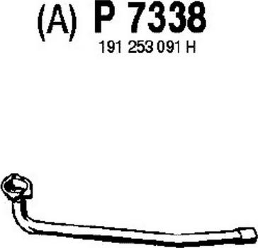 Fenno P7338 - Exhaust Pipe car-mod.net