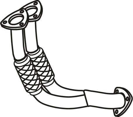 Fenno P72099 - Exhaust Pipe car-mod.net