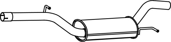 Fenno P72097 - Middle Silencer car-mod.net