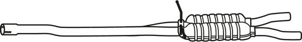 Fenno P72047 - Middle Silencer car-mod.net