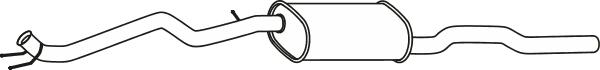 Fenno P72007 - Middle Silencer car-mod.net