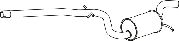 Fenno P72028 - Middle Silencer car-mod.net