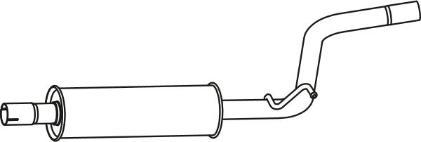 Fenno P72157 - Middle Silencer car-mod.net