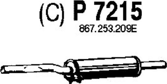 Fenno P7215 - Middle Silencer car-mod.net