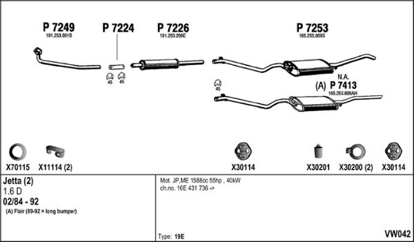 Fenno VW042 - Exhaust System car-mod.net