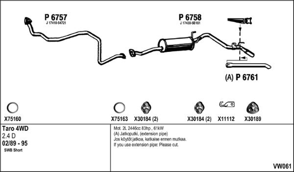 Fenno VW061 - Exhaust System car-mod.net