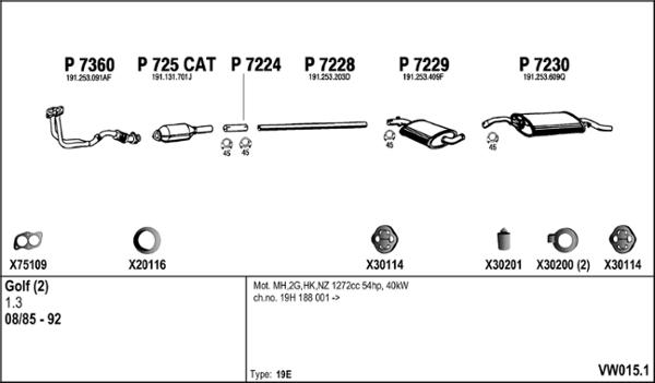Fenno VW015.1 - Exhaust System car-mod.net