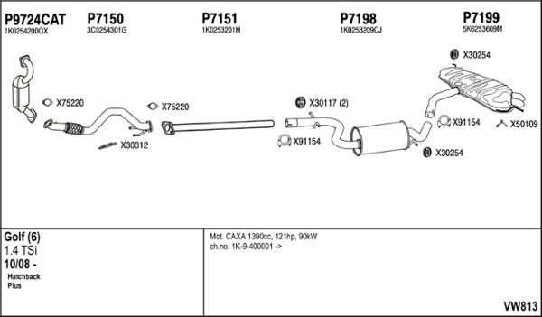 Fenno VW813 - Exhaust System car-mod.net