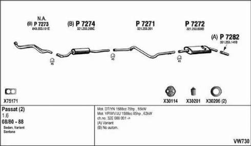 Fenno VW730 - Exhaust System car-mod.net