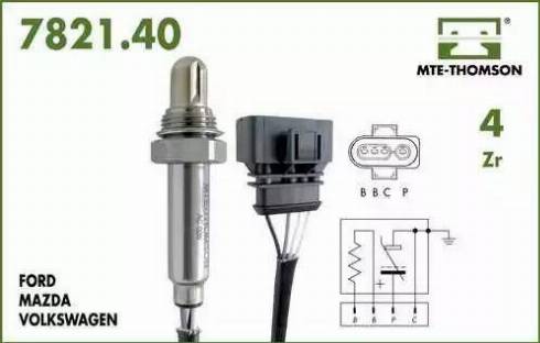 Fenno XL7821.40.072 - Oxygen, Lambda Sensor car-mod.net