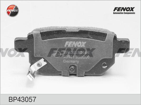 Fenox BP43057 - Brake Pad Set, disc brake car-mod.net