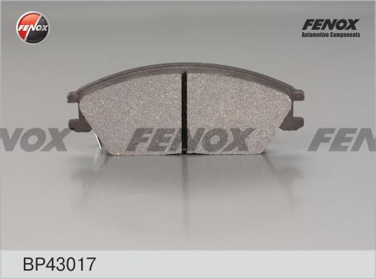 Fenox BP43017 - Brake Pad Set, disc brake car-mod.net