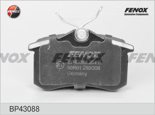 Fenox BP43088 - Brake Pad Set, disc brake car-mod.net
