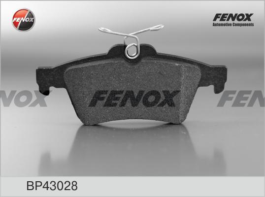 Fenox BP43028 - Brake Pad Set, disc brake car-mod.net