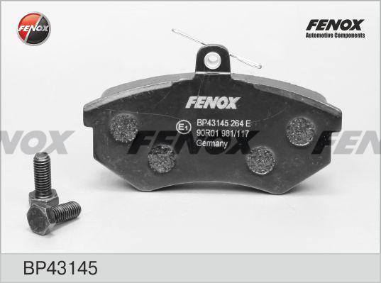 Fenox BP43145 - Brake Pad Set, disc brake car-mod.net