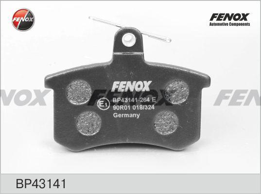 Fenox BP43141 - Brake Pad Set, disc brake car-mod.net